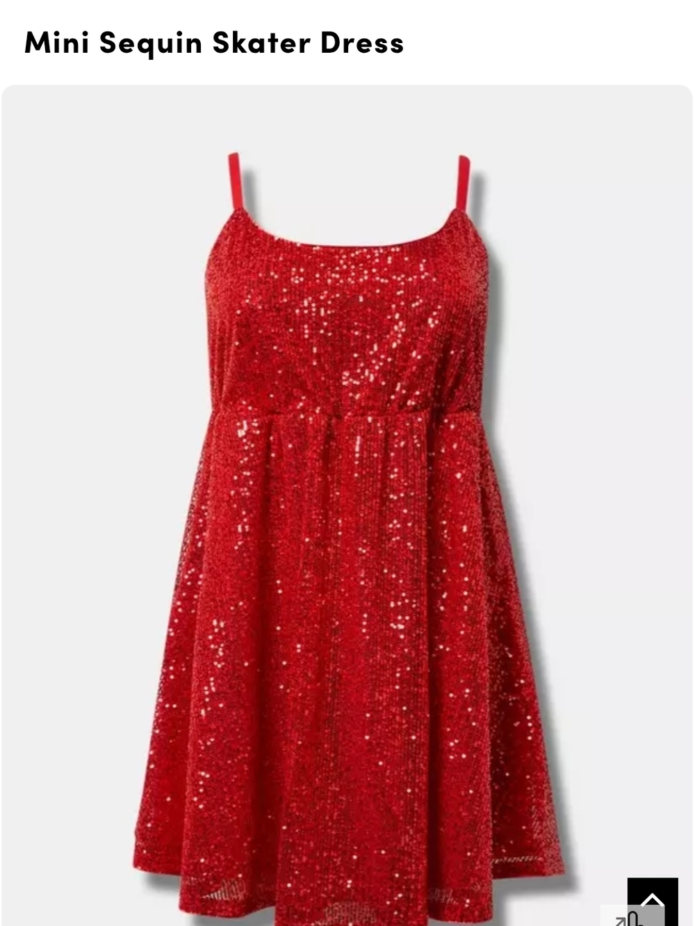 Mini Sequin Skater Dress